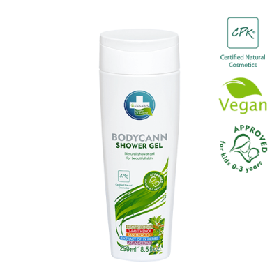 BODYCANN GEL DE DUCHA – GEL DE CÁÑAMO NATURAL HIGIENE DIARIA